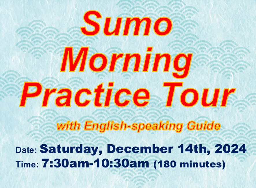 Sumo Morning Practice Tour with English-speaking Guide