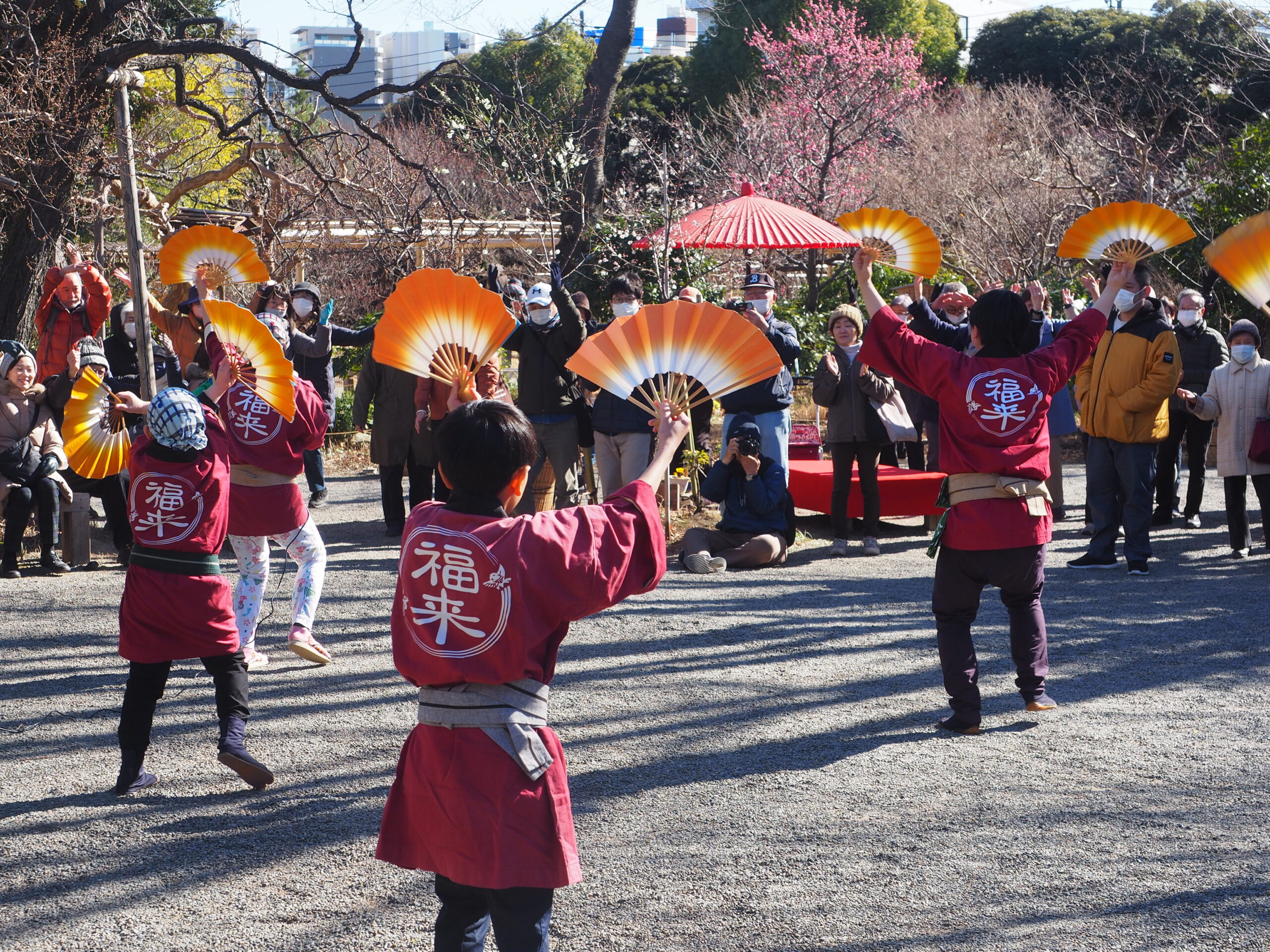 向島百花園「梅まつり」
